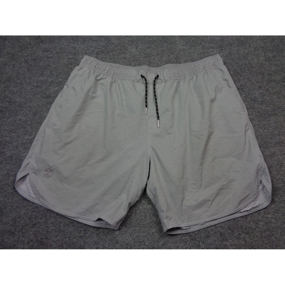 Legends Luka Shorts Mens 2XL Gray Athletic Gym Lined Performance